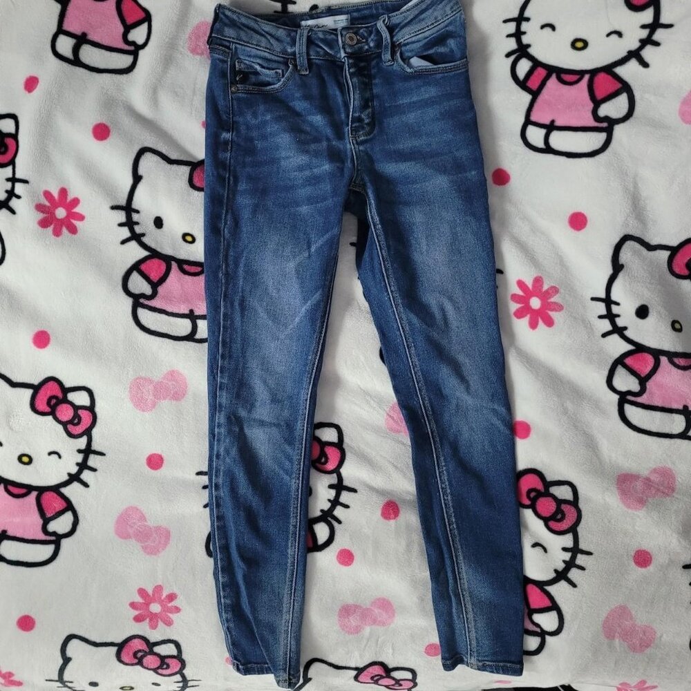 KanCan Women's Blue and Navy Jeans